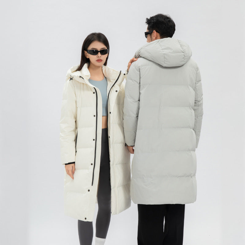 “Winter Elegance” Unisex Long Down Jacket