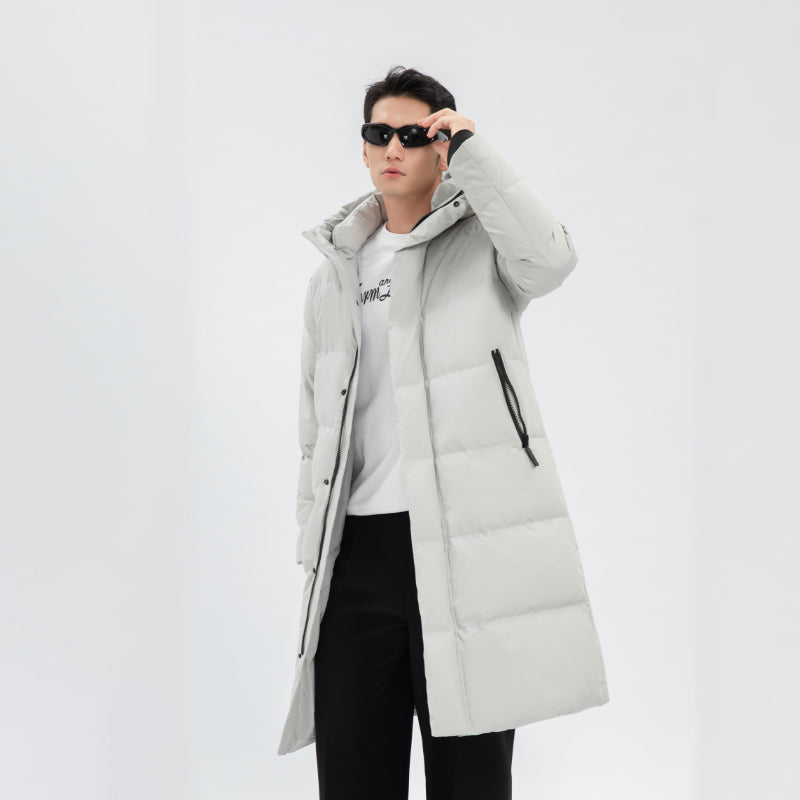 “Winter Elegance” Unisex Long Down Jacket